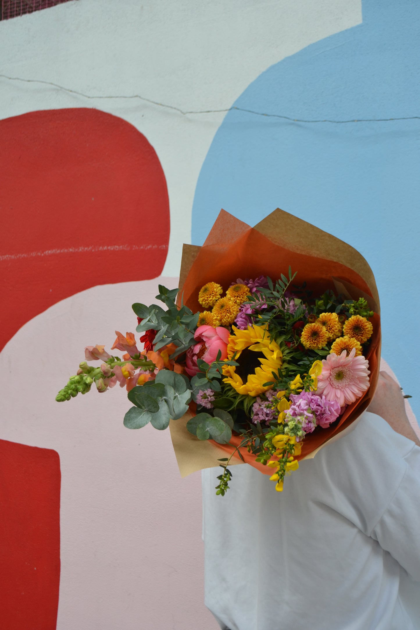 Bouquet de fleurs fraîches solidaires - 100% françaises et de saison